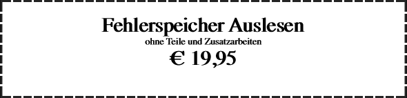 Fehlerspeicher